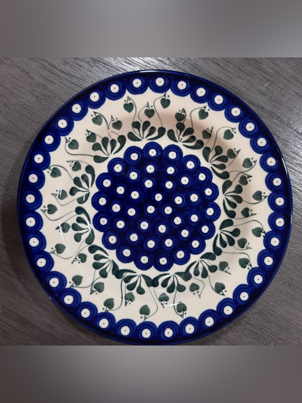Polish pottery soup bowl CERAMIKA ARTYSTYCZNA Alyce Soup Plate